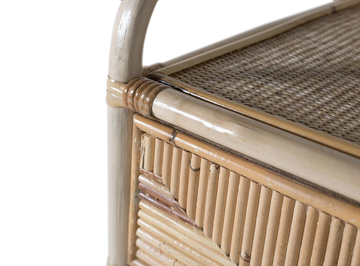 Giner and Colomer - Natural Rattan Bedside Table