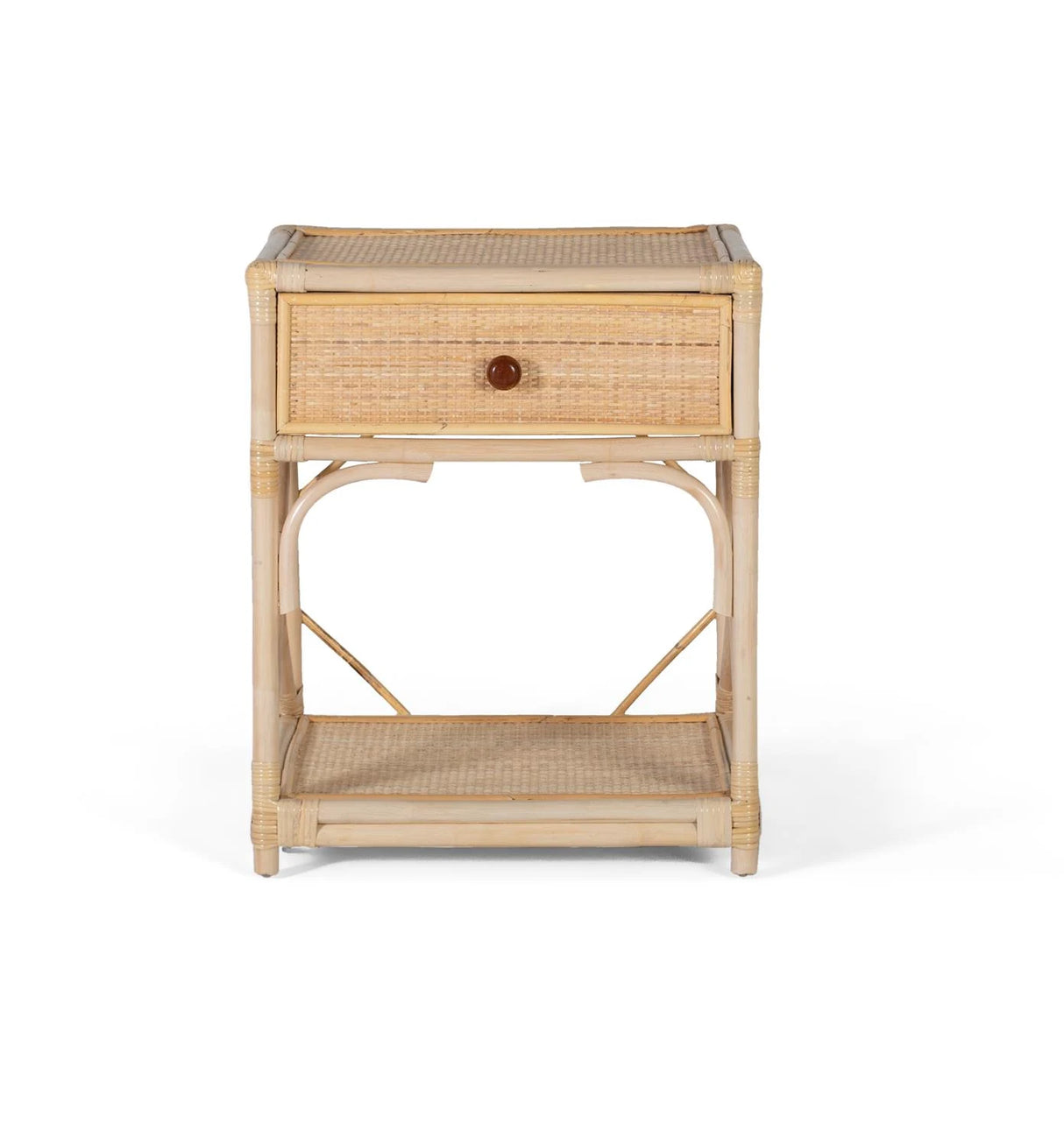Giner and Colomer - Natural Rattan Bedside Table