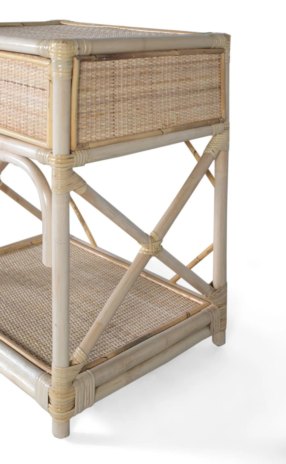 Giner and Colomer - Natural Rattan Bedside Table