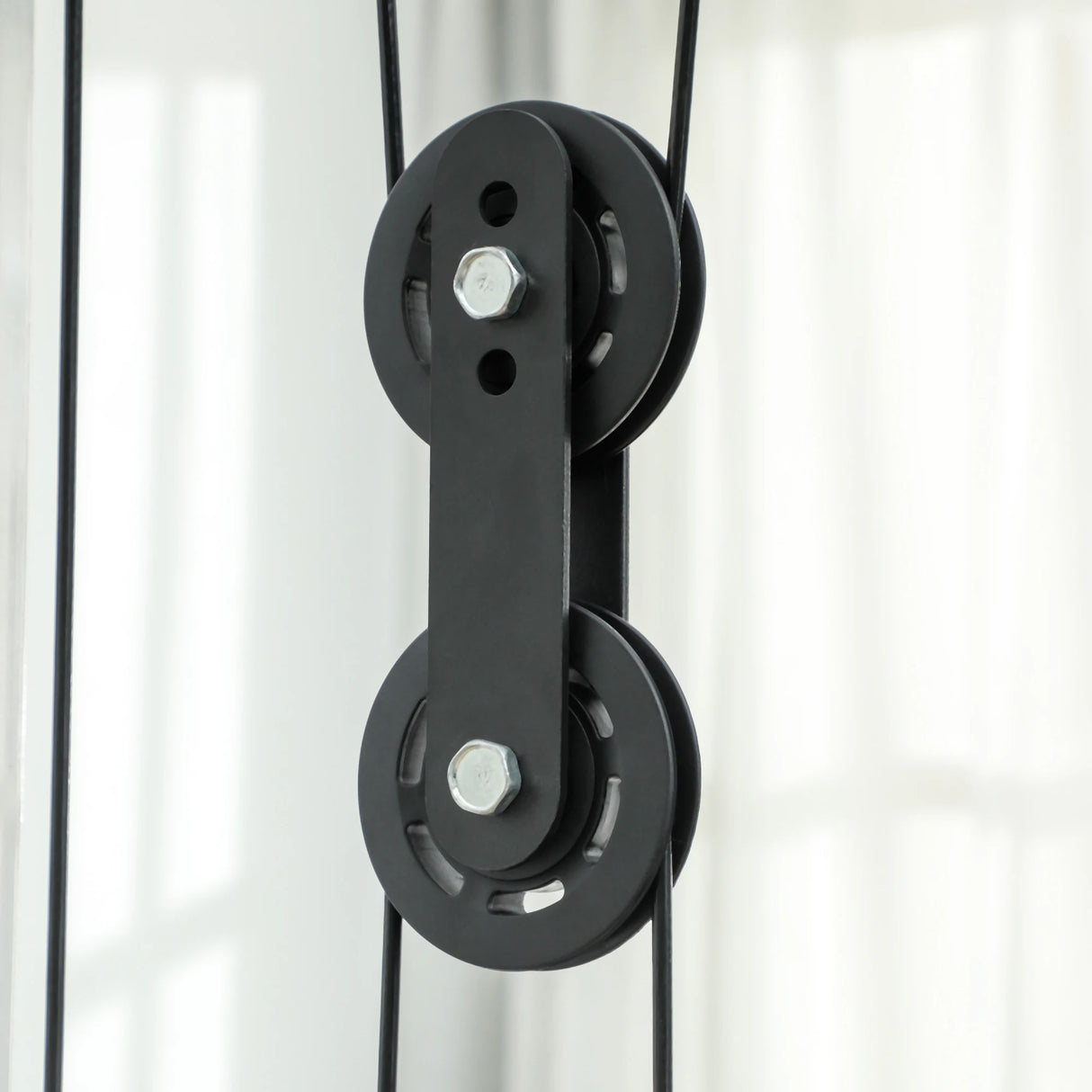 SPORTNOW 3-in-1 Smith Machine with Dual Cable Pulley System, Chest Press Station, 17-Level Squat Rack and Barbell Bar