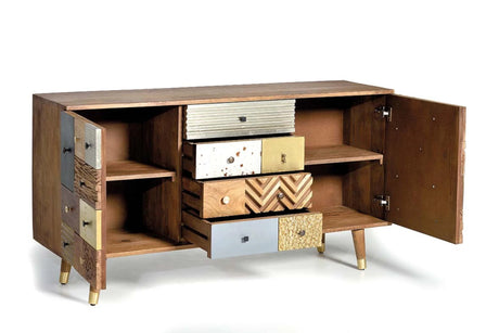 Giner and Colomer - Mango Wood Sideboard With 2 Doors & 4 Drawers