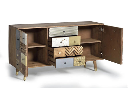 Giner and Colomer - Mango Wood Sideboard With 2 Doors & 4 Drawers