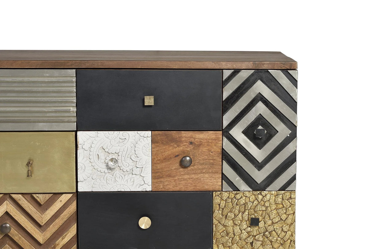 Giner and Colomer - Mango Wood Sideboard With 2 Doors & 4 Drawers