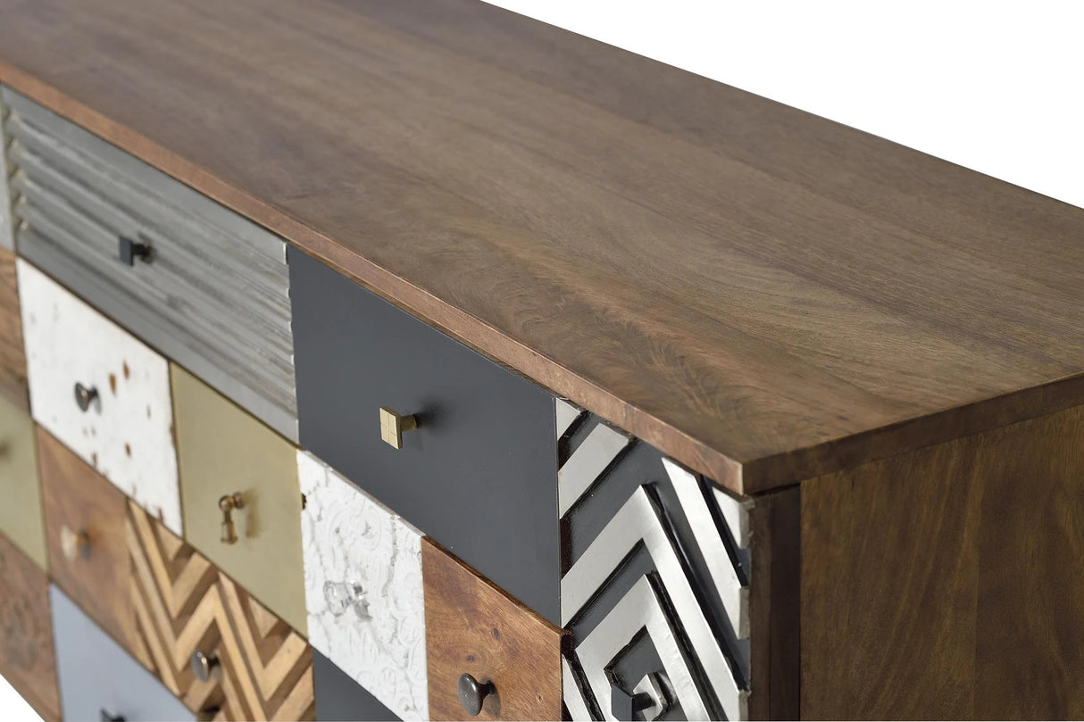 Giner and Colomer - Mango Wood Sideboard With 2 Doors & 4 Drawers