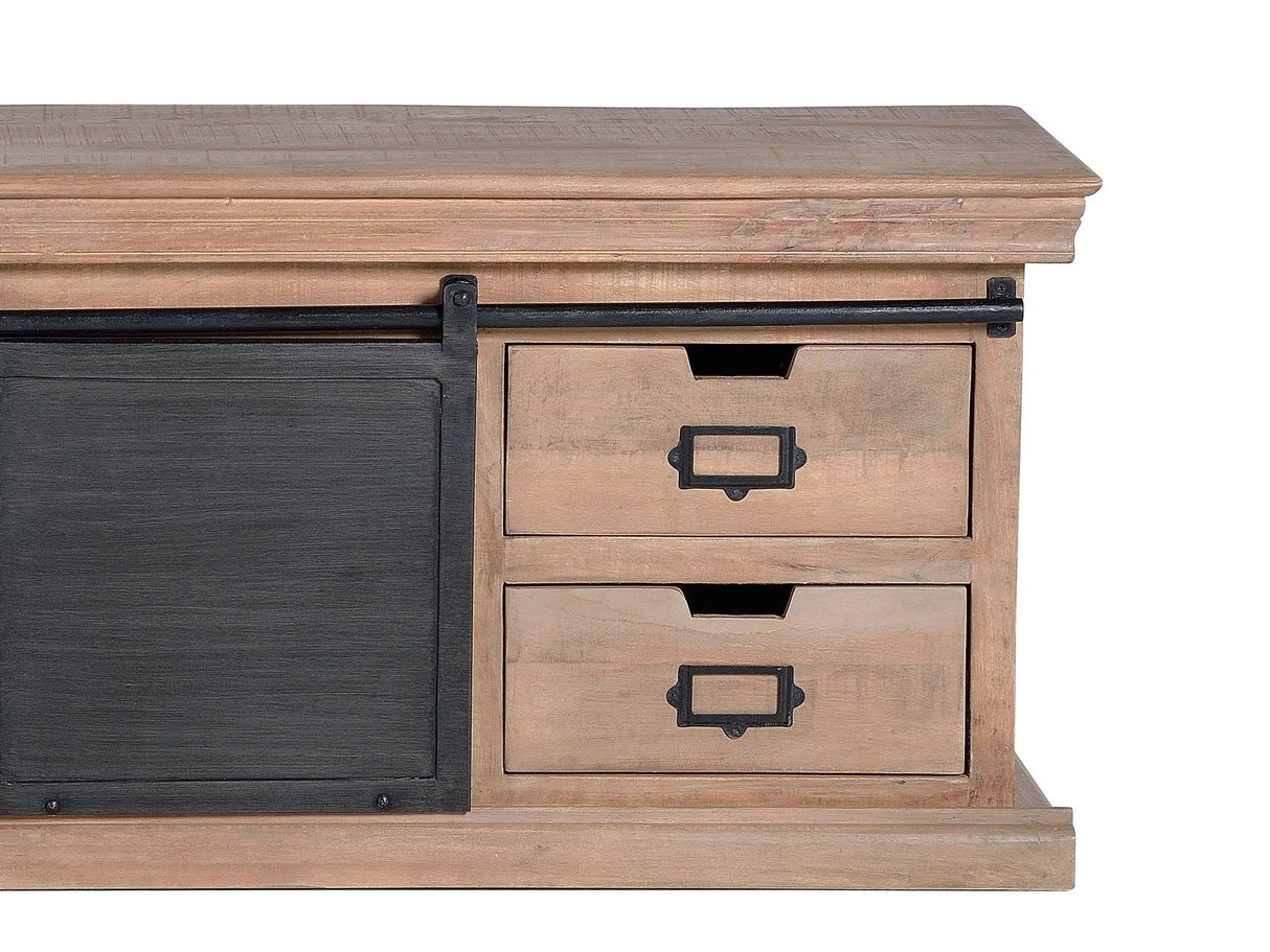 Giner and Colomer - Mango Wood TV Furniture With Metal Doors (170 cm)