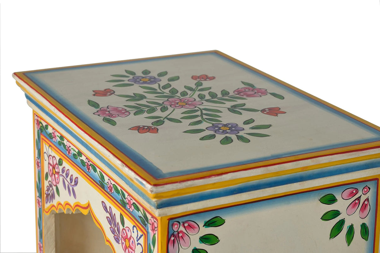 Giner and Colomer - Hand-Painted Mango Wood Telephone Box (2 Doors)