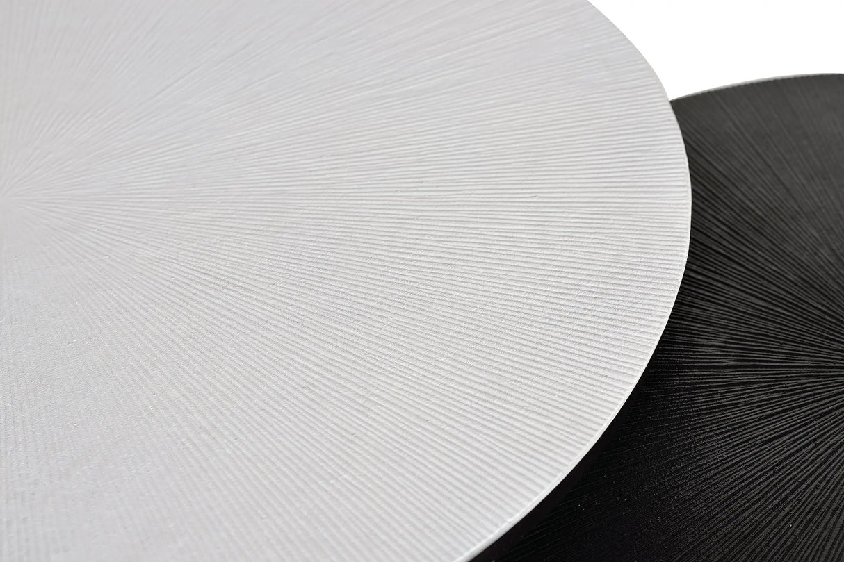 Giner and Colomer - Set Of 2 Metal Coffee Tables With Lacquered Tops