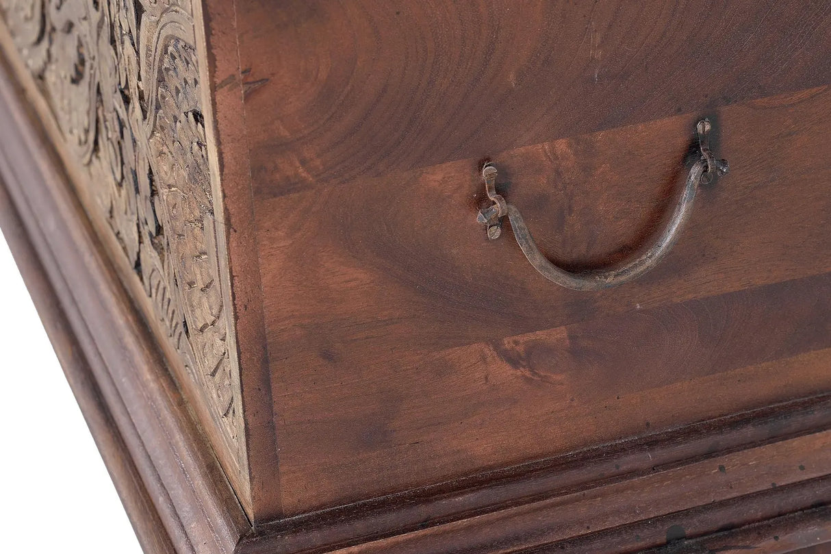 Giner and Colomer - Mango Wood Chest With Top Opening (Interior: 37 x 105 x 32 cm)