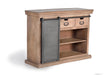 Giner and Colomer - Industrial Mango Wood Sideboard (3 Drawers, 1 Sliding Door)