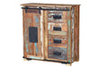 Giner and Colomer - Recycled Wood Sideboard (4 Drawers, 1 Sliding Door)