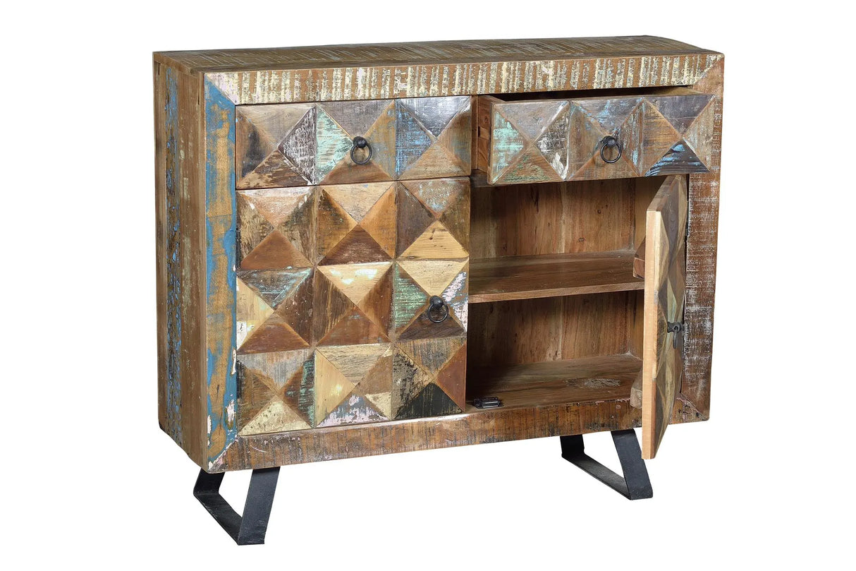 Giner and Colomer - Recycled Wood Furniture (2 Doors, 2 Drawers & 1 Shelf)