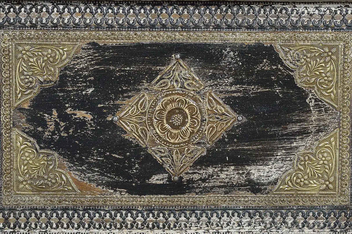 Giner and Colomer - Mango Wood Chest With Top Opening & Bronze Details