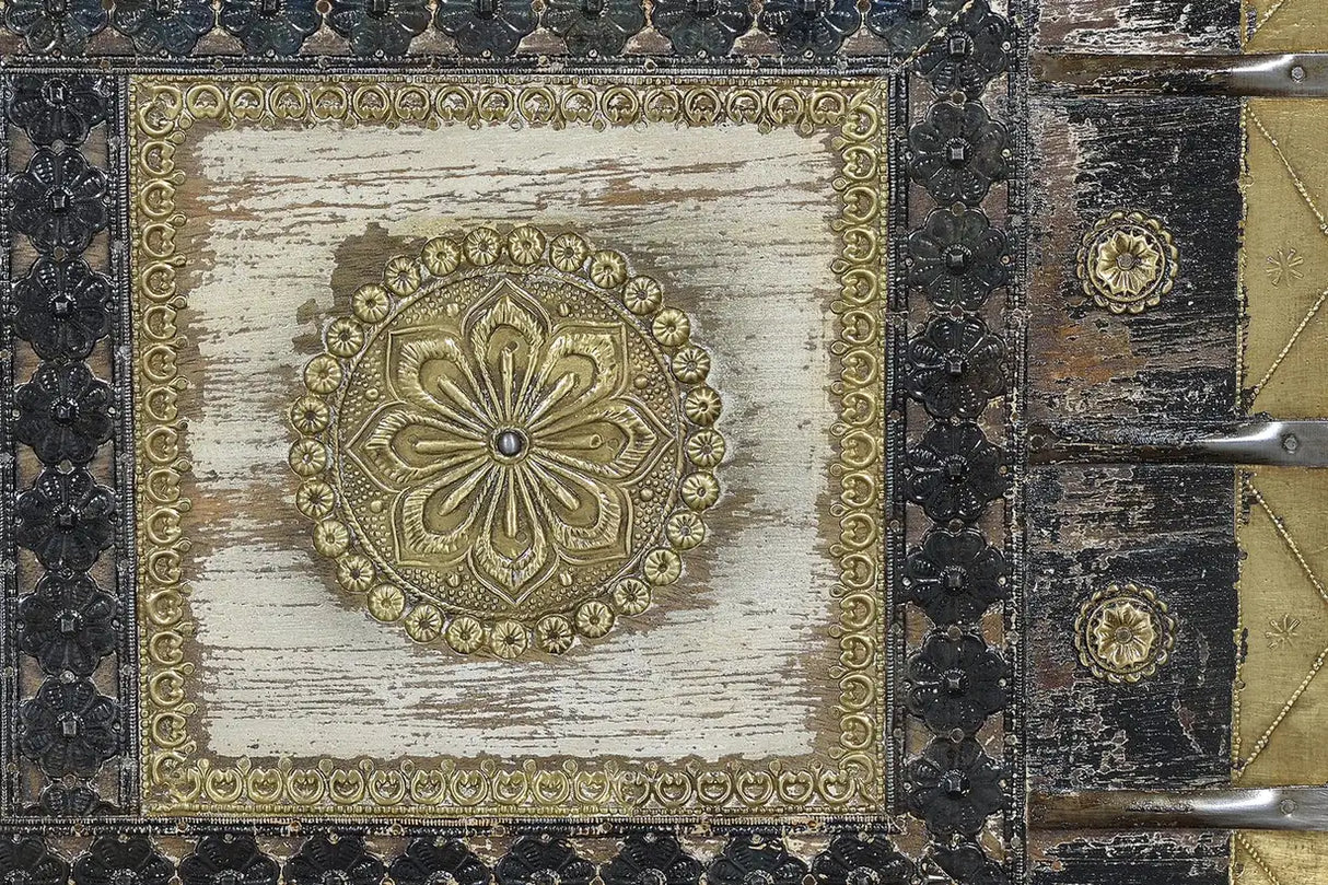 Giner and Colomer - Mango Wood Chest With Top Opening & Bronze Details