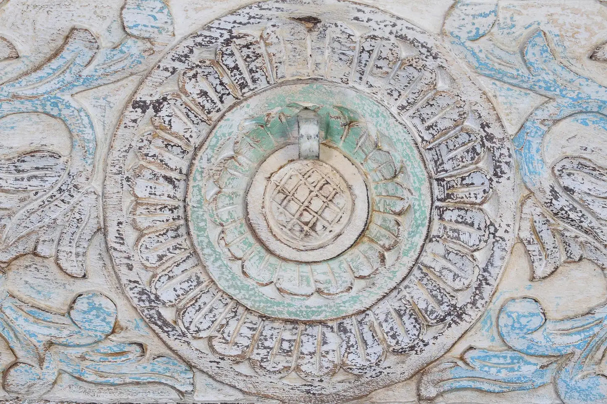 Giner and Colomer - Mango Wood Chest With Bronze Details & Top Opening