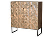 Giner and Colomer - Mango Wood Sideboard (2 Drawers, 3 Doors) Bronze Details