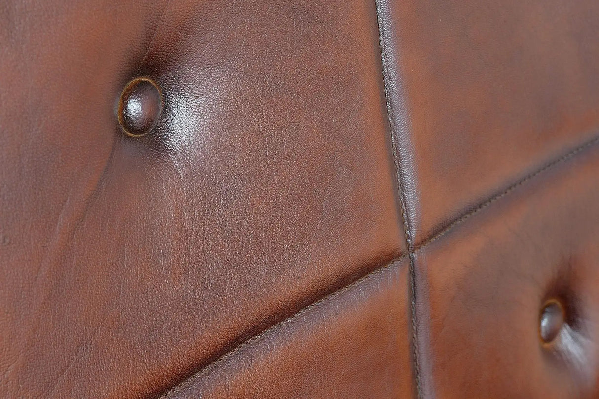 Giner and Colomer - Leather Armchair With Wooden Frame