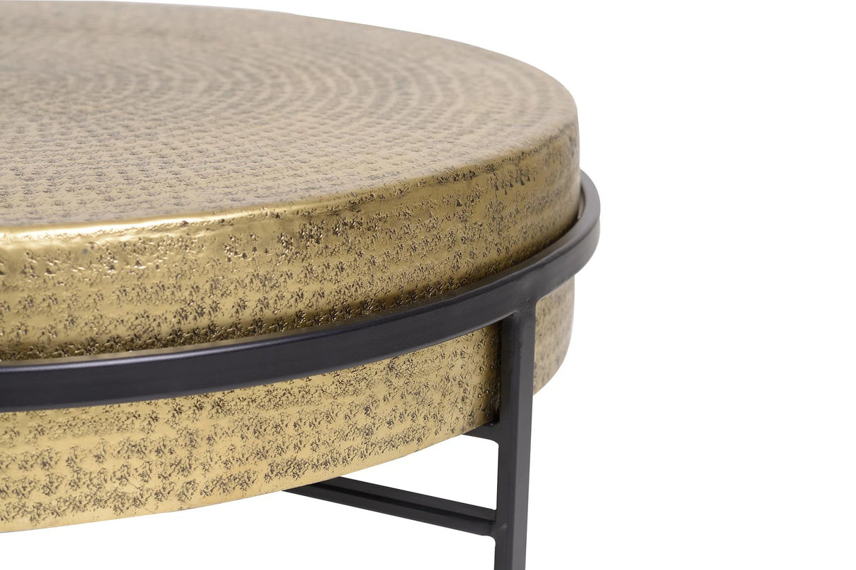 Giner and Colomer - Coffee Table With Bronze Top & Iron Base