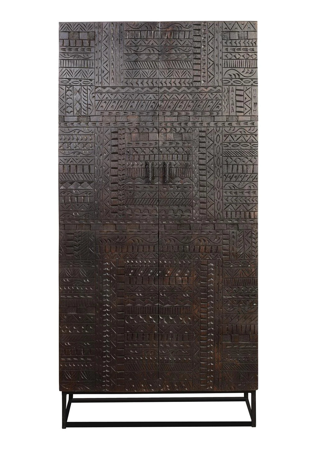 Giner and Colomer - Mango Wood Cabinet With Iron Base (W90 x H180)