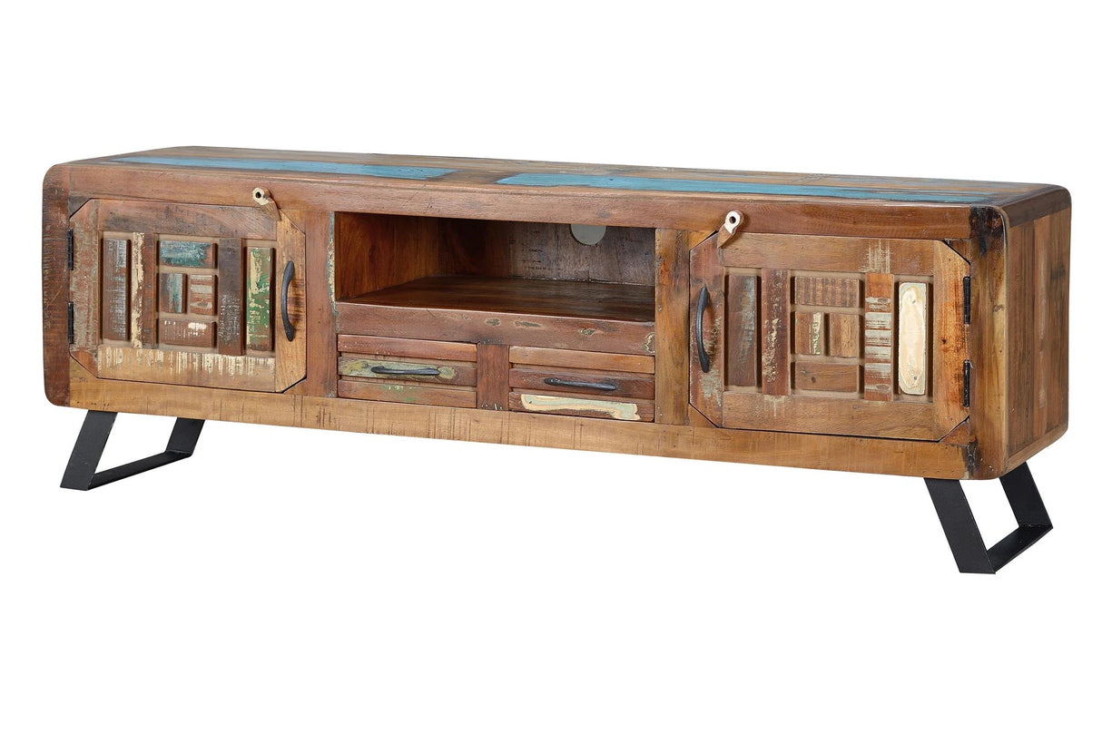 Giner and Colomer - Recycled Wood & Metal TV Furniture (160 x 40 x 54)