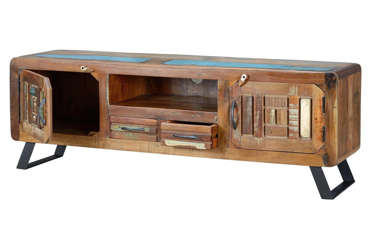 Giner and Colomer - Recycled Wood & Metal TV Furniture (160 x 40 x 54)