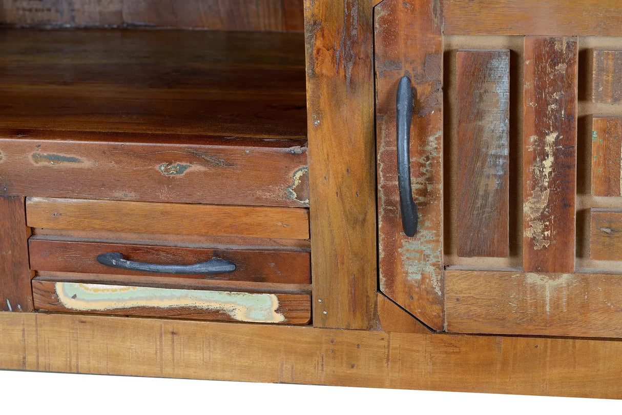 Giner and Colomer - Recycled Wood & Metal TV Furniture (160 x 40 x 54)