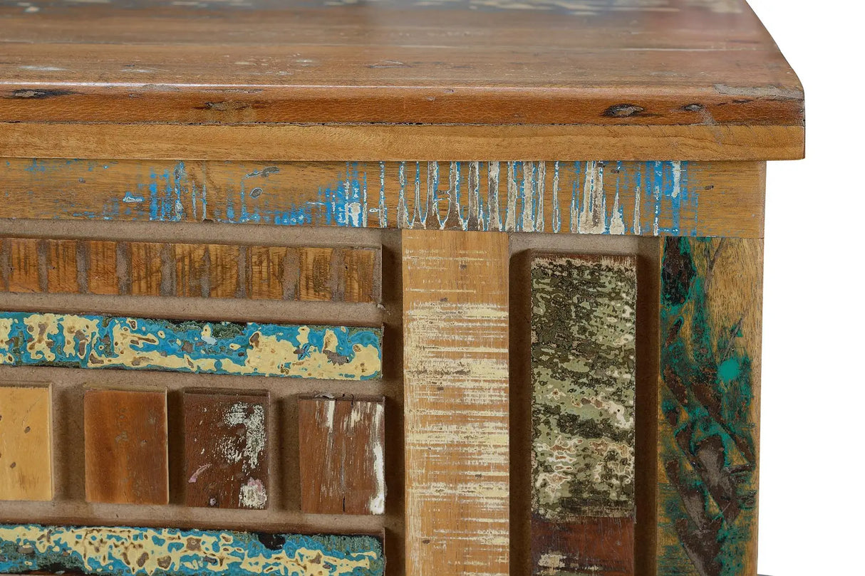 Giner and Colomer - Large-Capacity Mango Wood Chest (Interior: 31 x 108 x 34 cm)