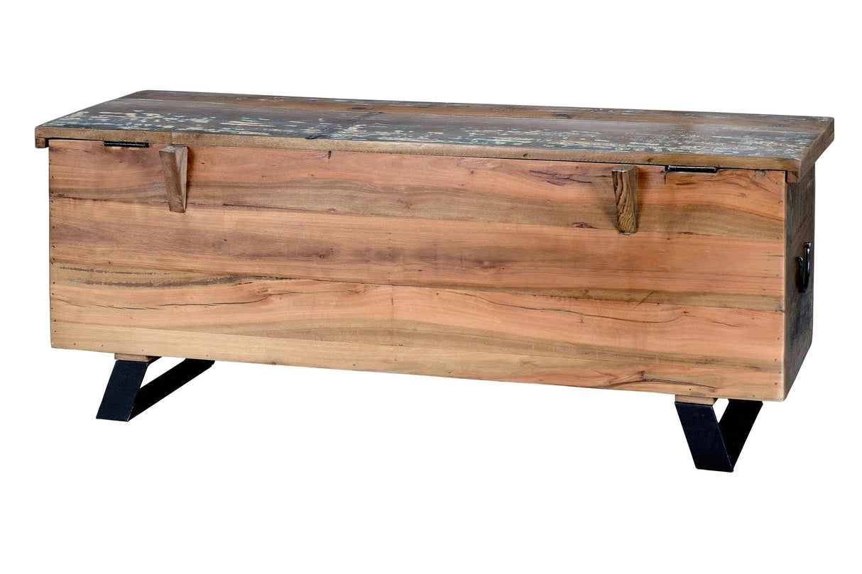 Giner and Colomer - Large-Capacity Mango Wood Chest (Interior: 31 x 108 x 34 cm)