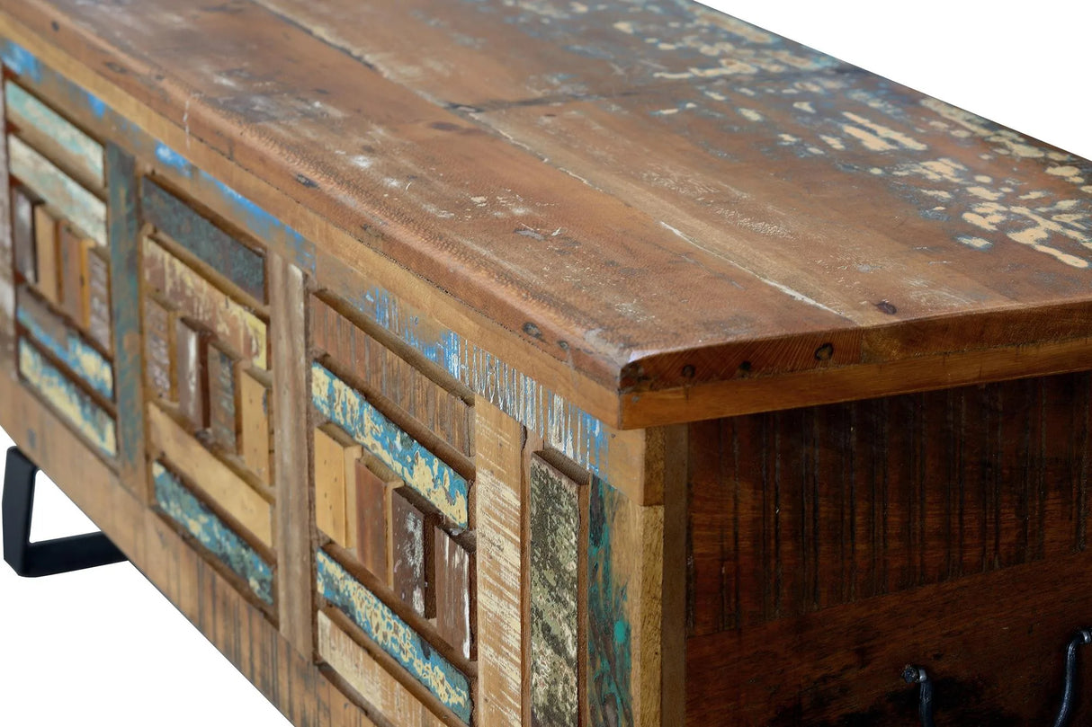 Giner and Colomer - Large-Capacity Mango Wood Chest (Interior: 31 x 108 x 34 cm)