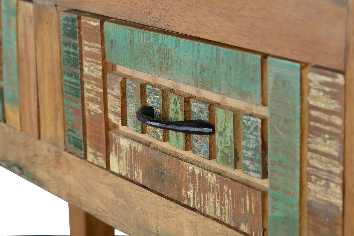 Giner and Colomer - Recycled Wood Console With 2 Drawers