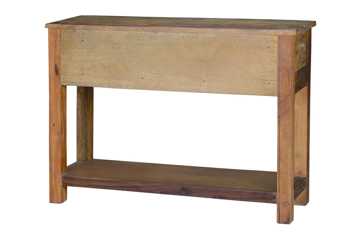 Giner and Colomer - Recycled Wood Console With 2 Drawers