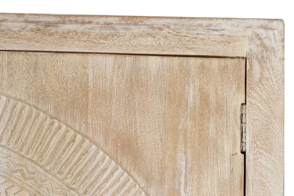 Giner and Colomer - Mango Wood & Metal Base Cabinet (Shelves at 38 cm)