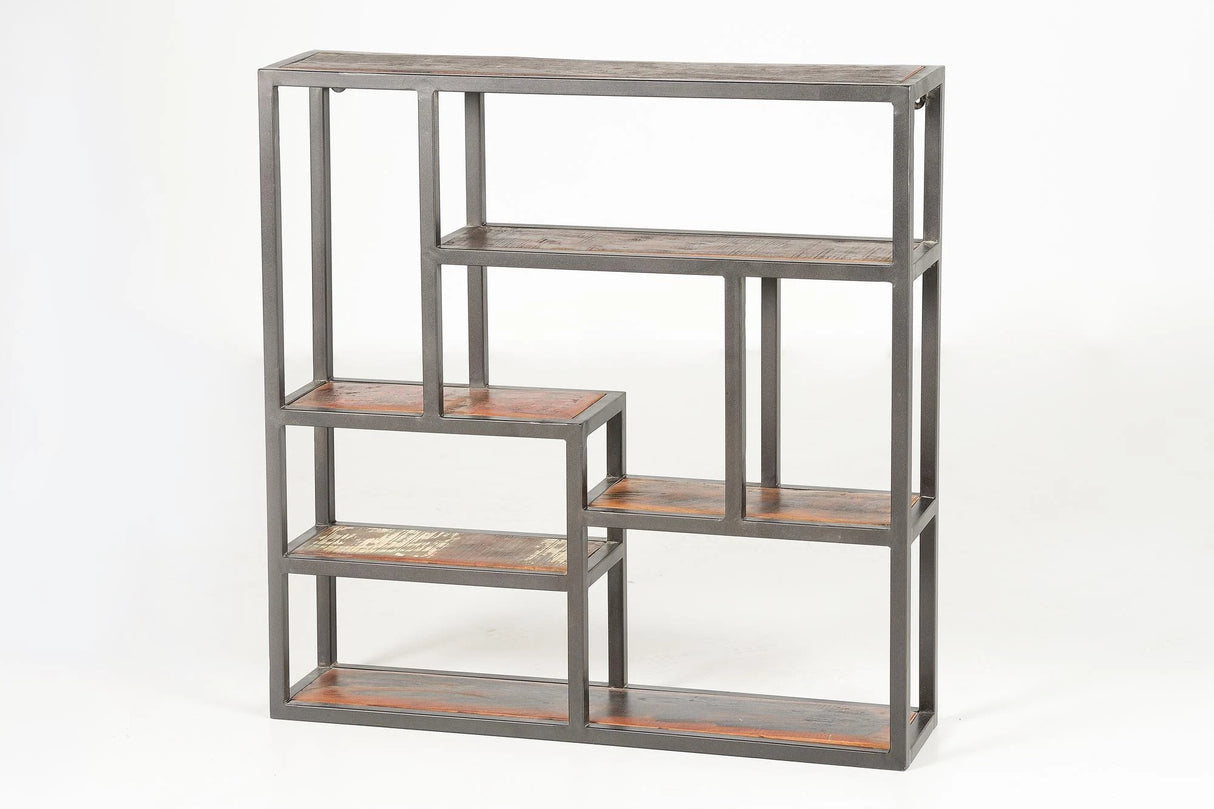 Giner and Colomer - Hanging Shelves In Metal & Recycled Wood