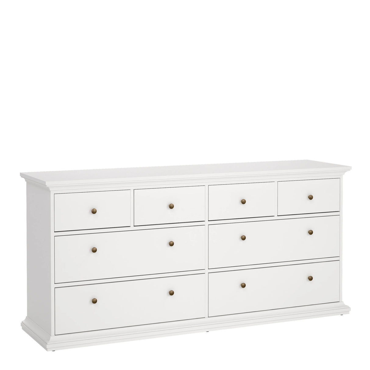 Paris Chest of 8 Drawers in White