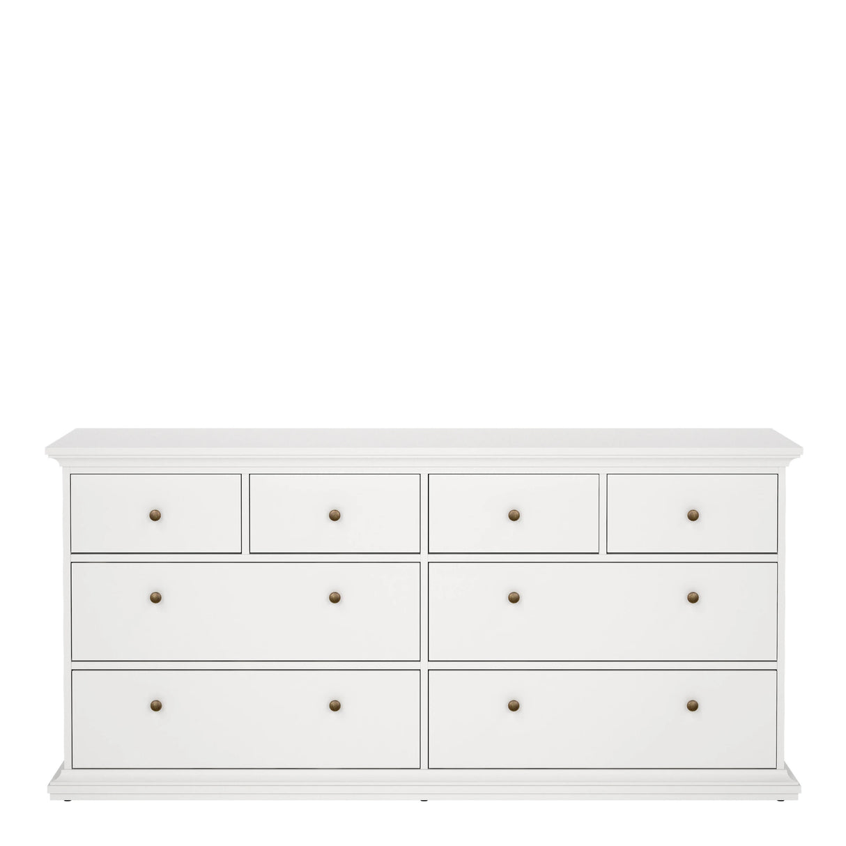 Paris Chest of 8 Drawers in White