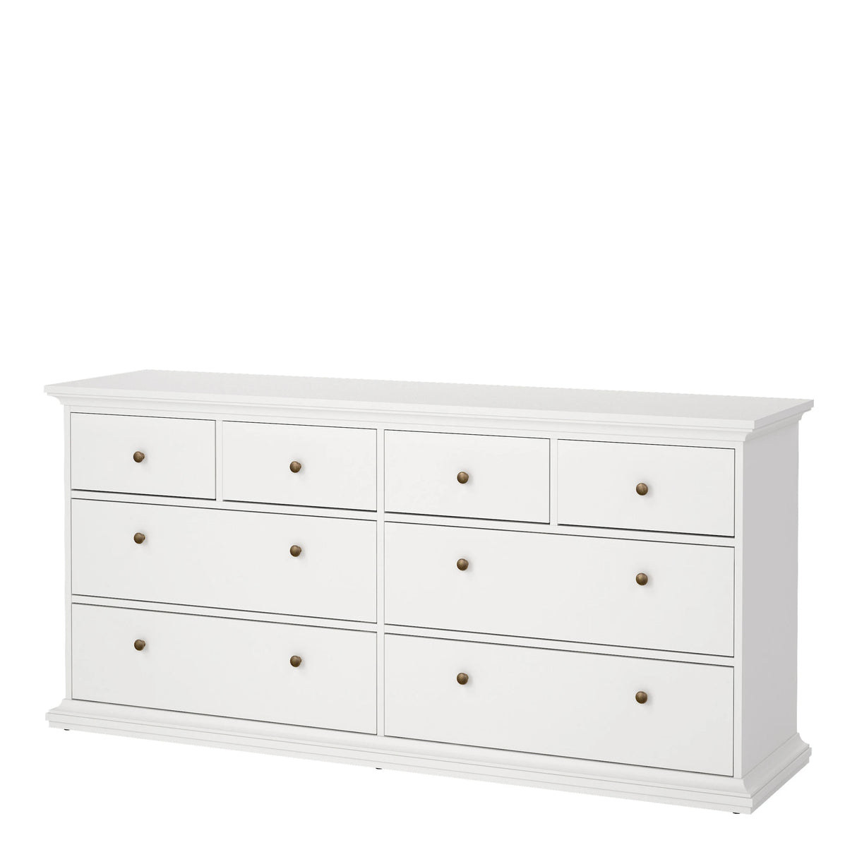 Paris Chest of 8 Drawers in White