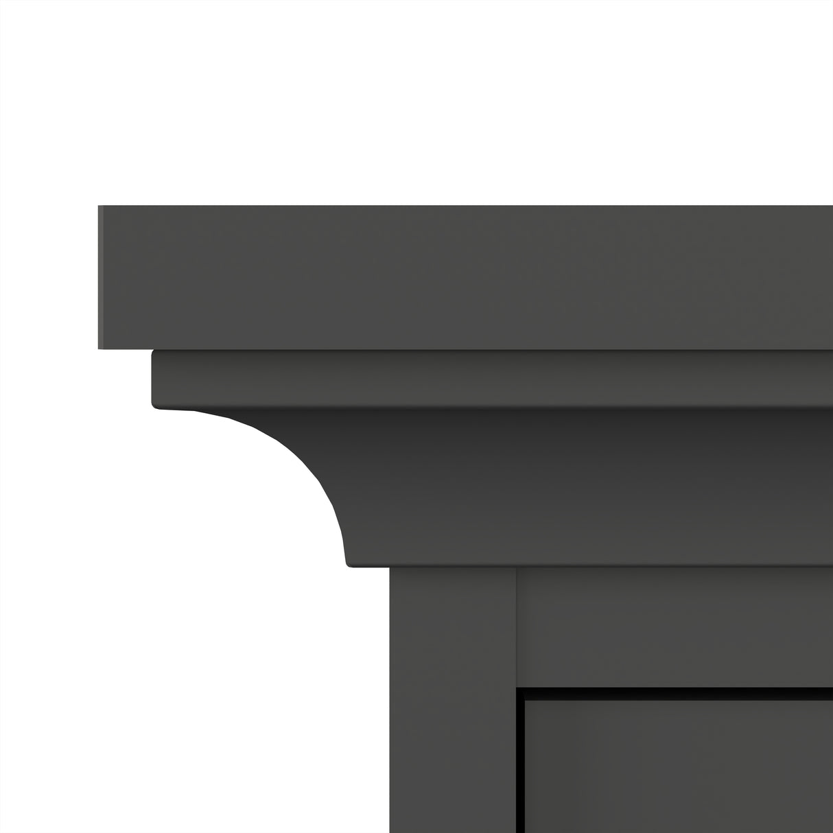 Paris Nightstand 1 door + 1 drawer in Matt Grey