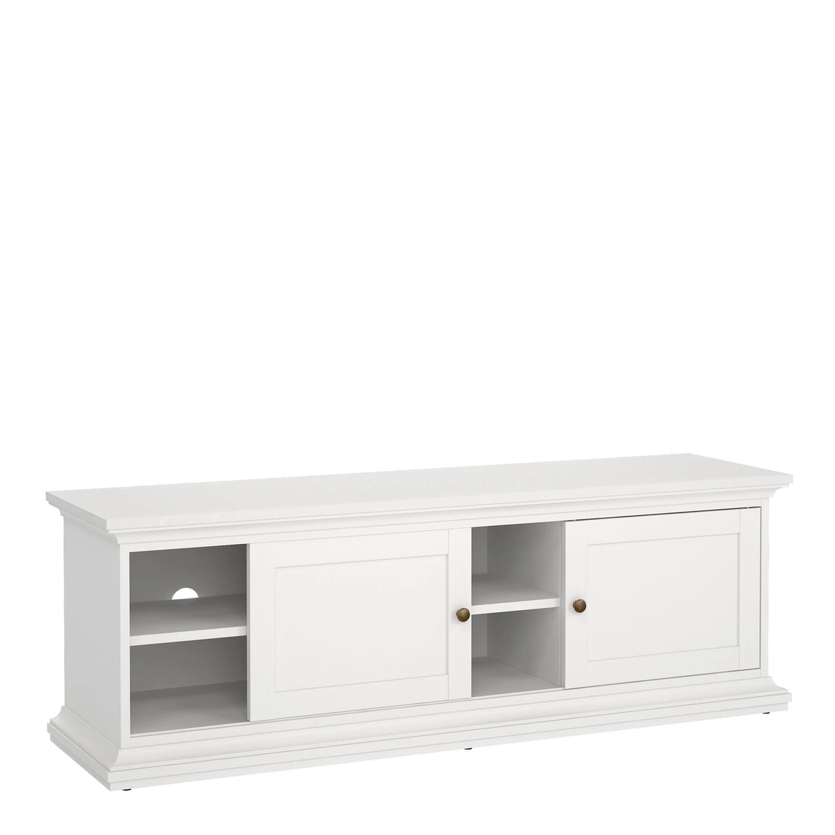 Paris TV-unit 2 frame Doors in White