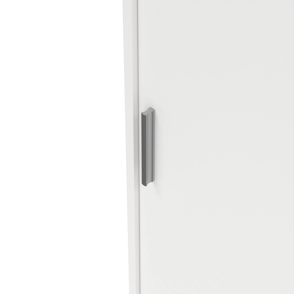 Naia Wardrobe with 2 Sliding Doors + 1 Door + 3 Drawers in White