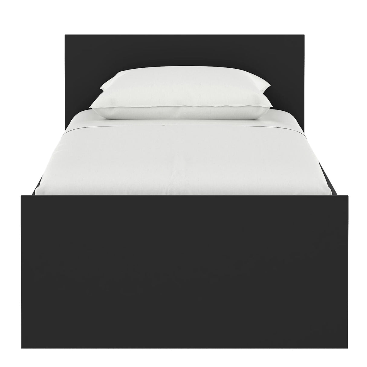 Naia Single Bed 3ft (90 x 190) in Black Matt