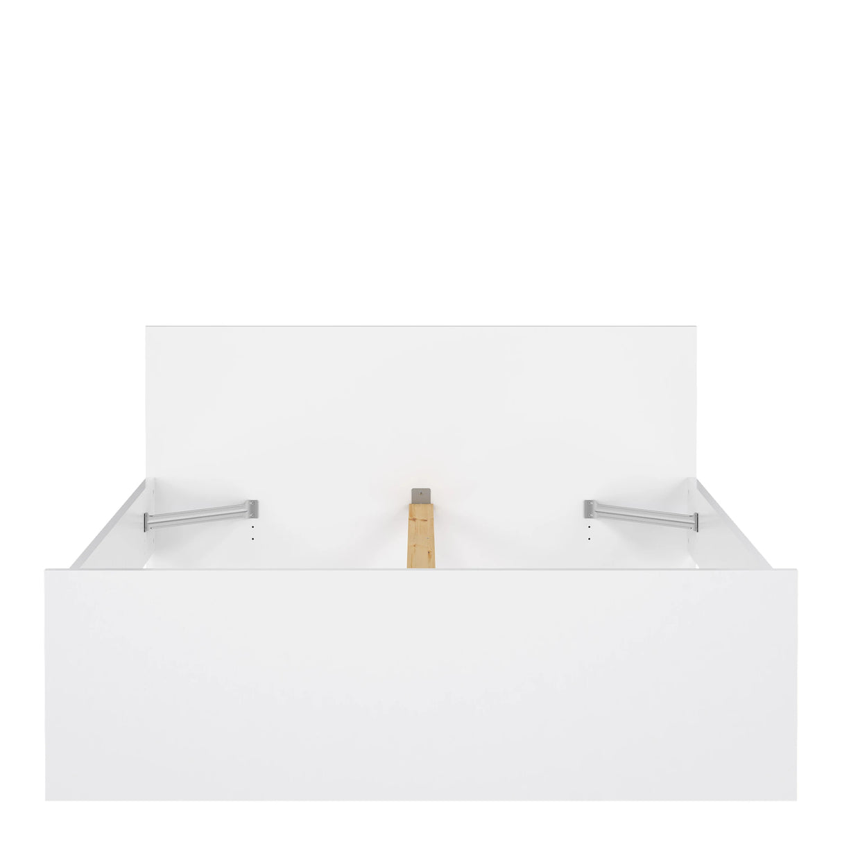 Naia Double Bed 4ft6 (140 x 190) in White High Gloss