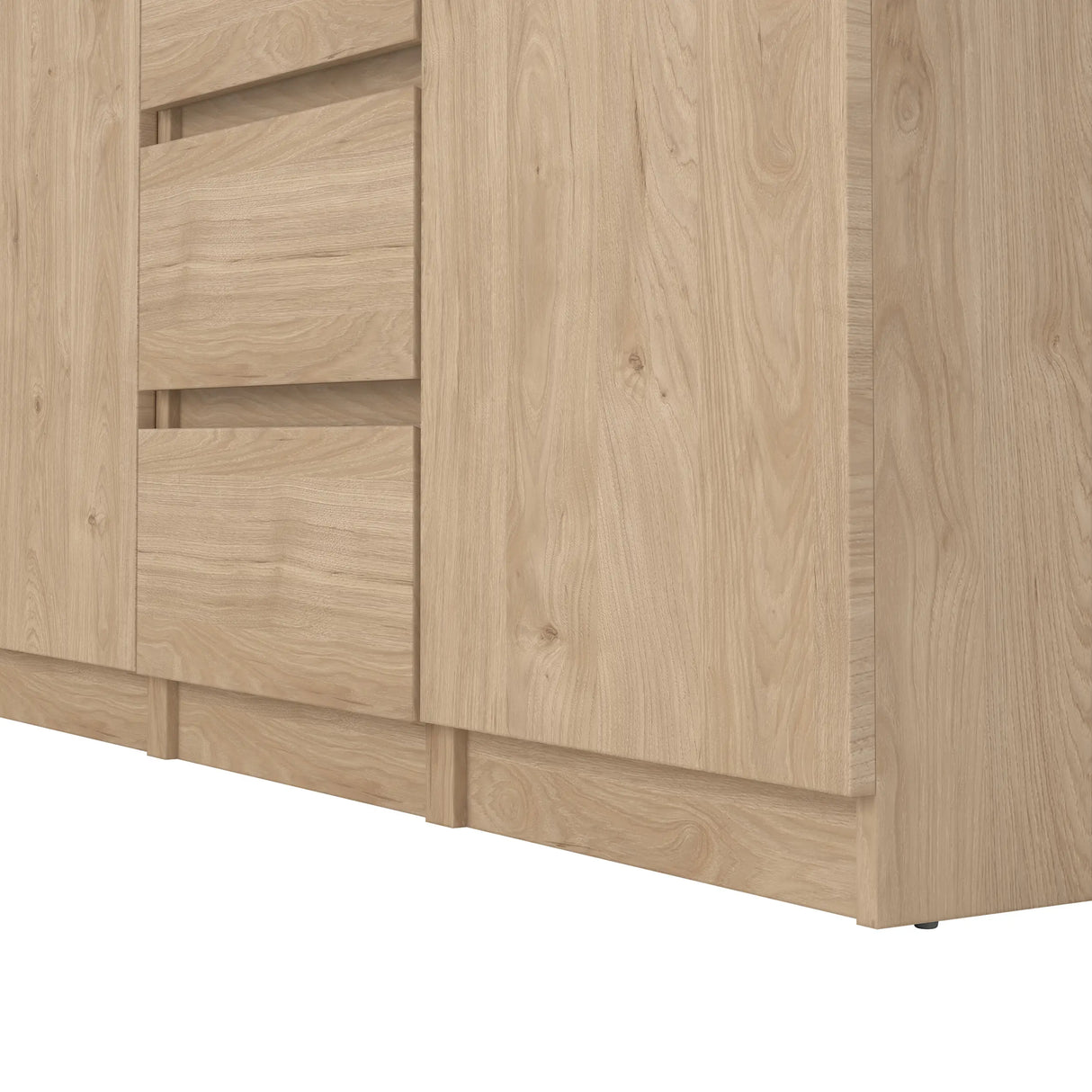 Naia Sideboard 4 Drawers 2 Doors in Jackson Hickory Oak
