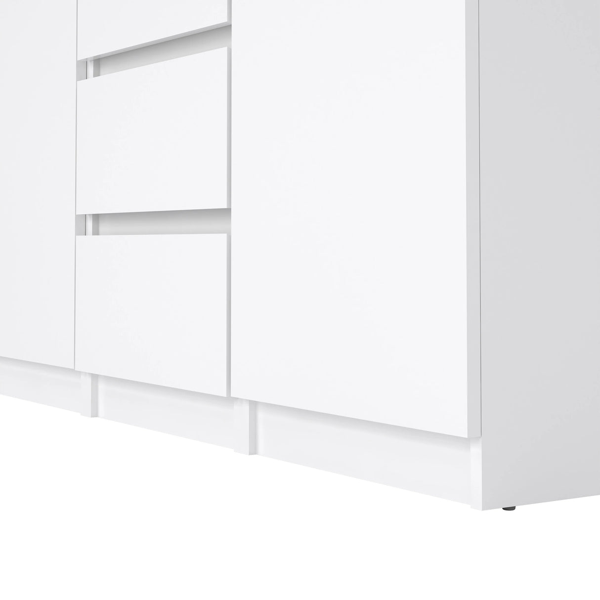Naia Sideboard - 4 Drawers 2 Doors in White High Gloss