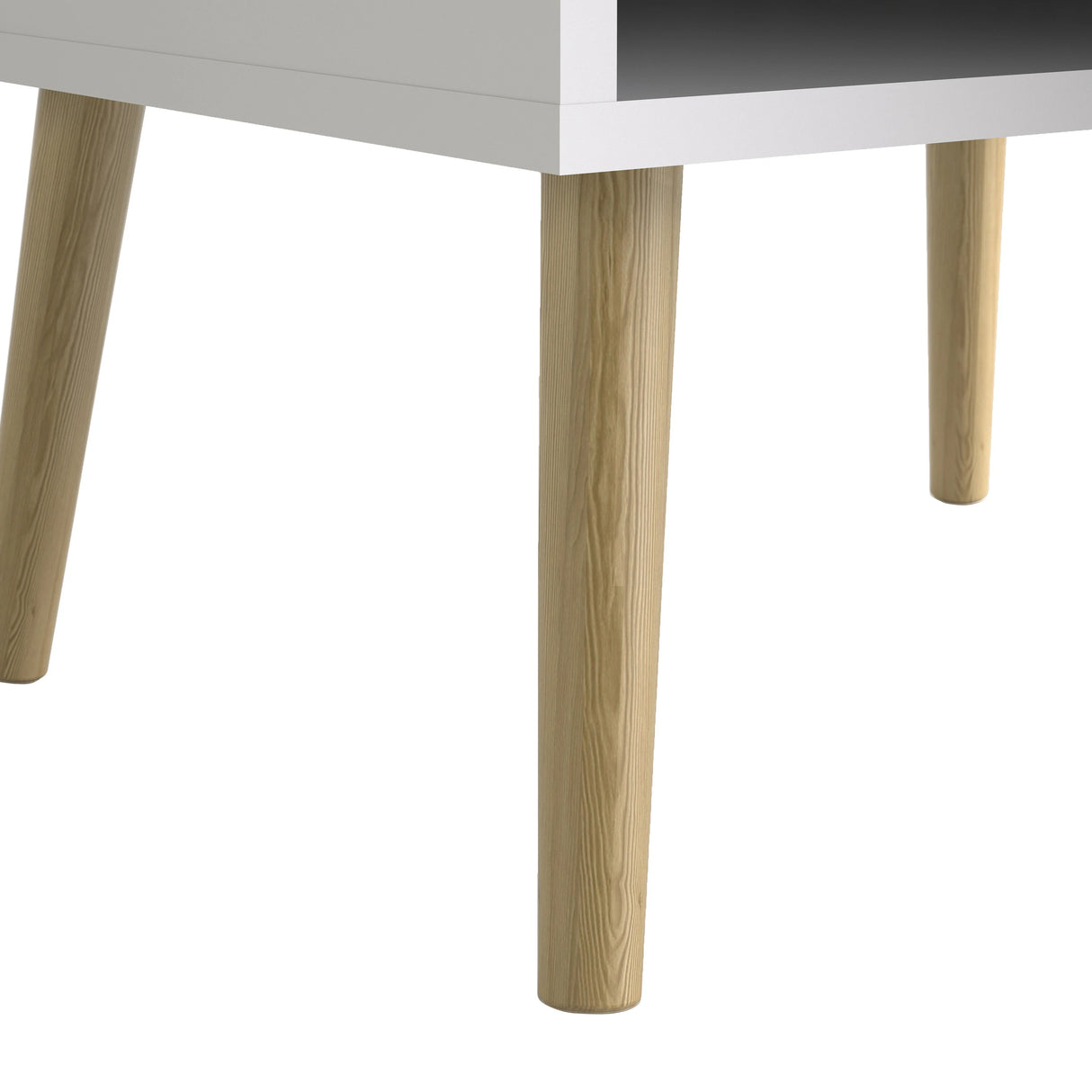 Oslo 3 Drawer Shoe Cabinet in White and Oak