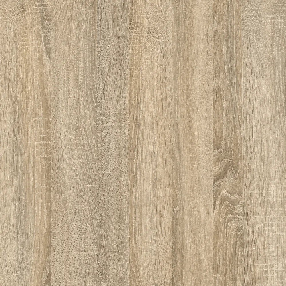 Line Wardrobe 3 Doors 6 Drawers in Oak with White High Gloss