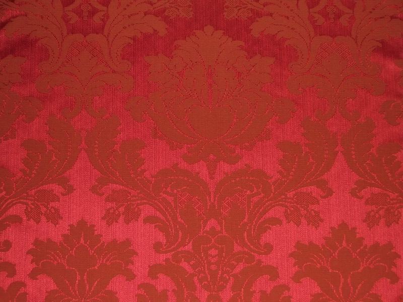 Damask Medallion Claret / SR14252 (Per Metre)