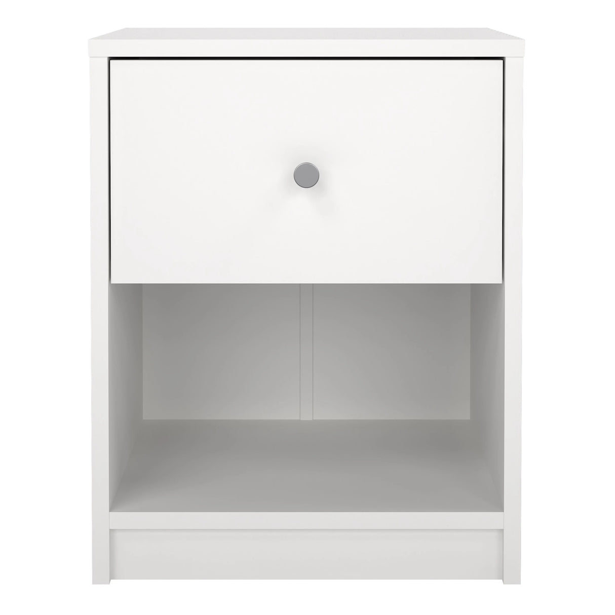 May Bedside 1 Drawer in White