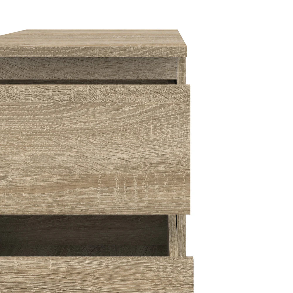 Nova 2 Drawer Bedside in Oak
