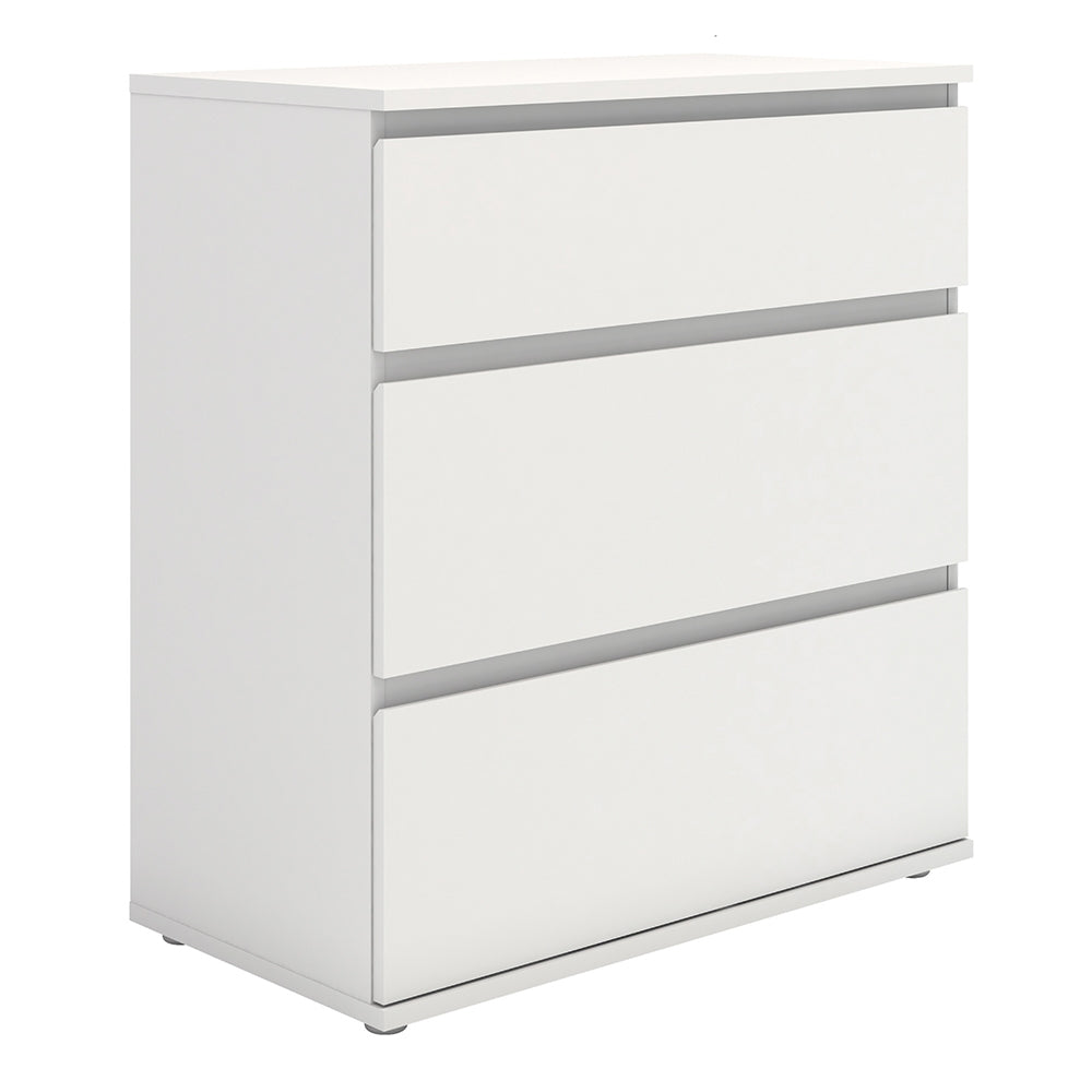 Nova 3 Drawer Chest in White