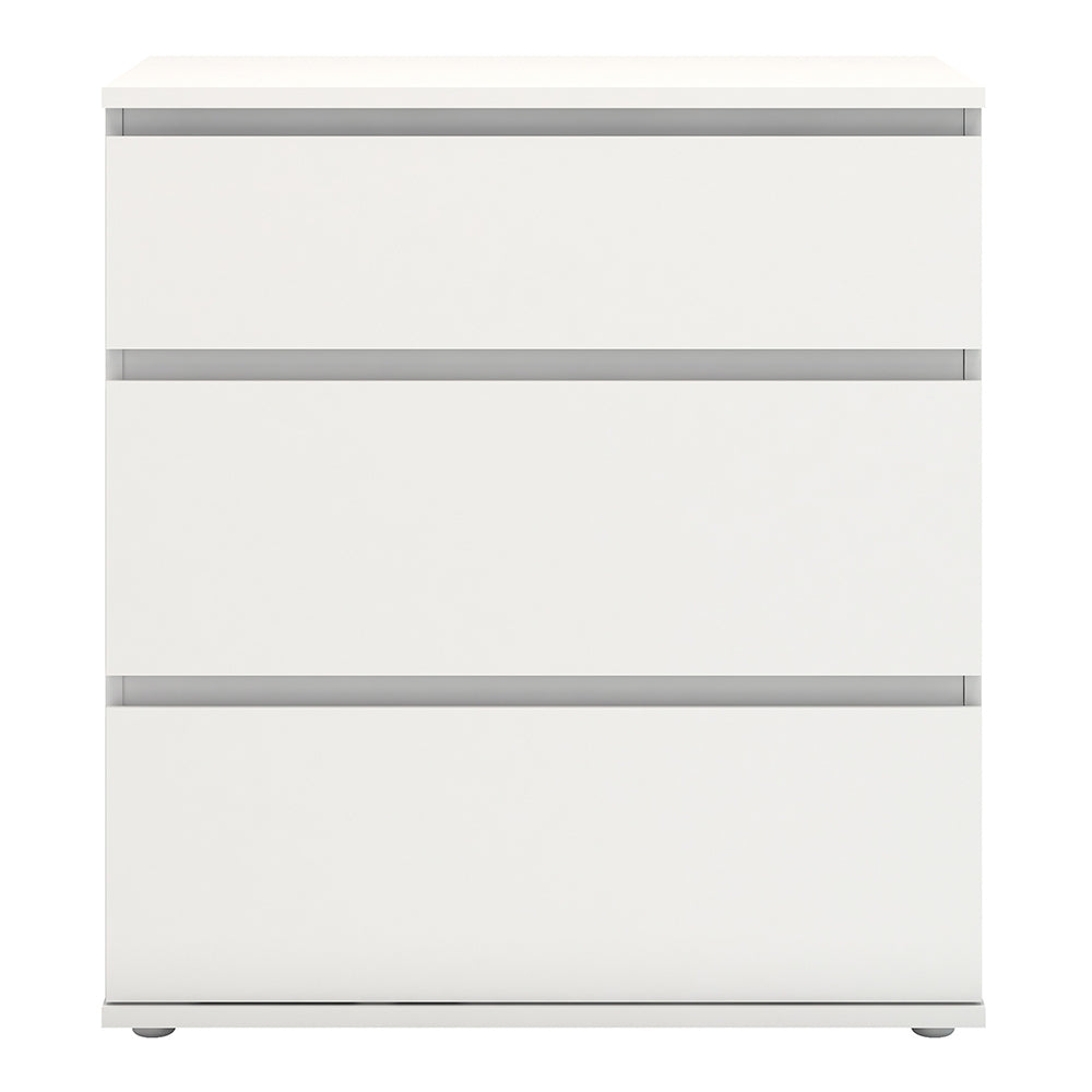 Nova 3 Drawer Chest in White