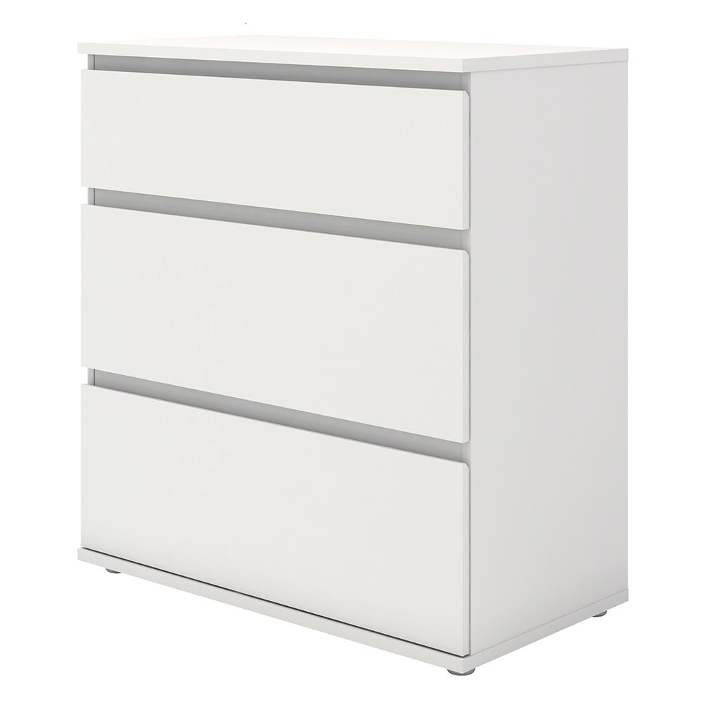 Nova 3 Drawer Chest in White